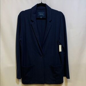Amazon Essentials Blue Blazer with Notched Lapel